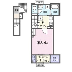 ラ・セーヌ博労の物件間取画像